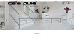 Desktop Screenshot of cafepure.ma