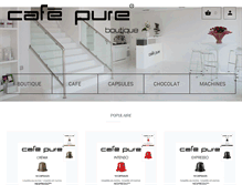 Tablet Screenshot of cafepure.ma